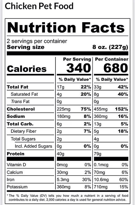 Rawly Chicken Pack (12 Chicken)