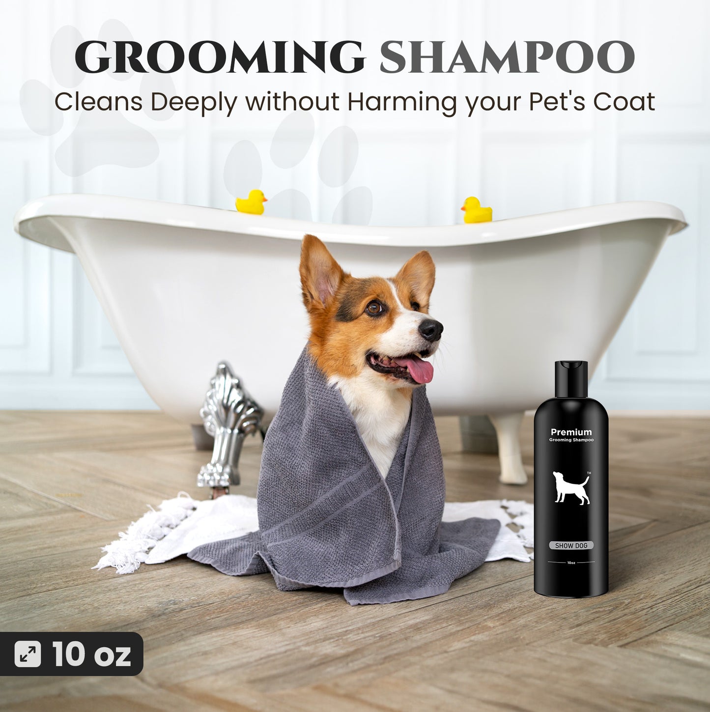 Natural Dog Shampoo for Itchy and Sensitive Skin (Show Dog)