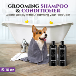 Natural Dog Shampoo & Conditioner for Itchy and Sensitive Skin (Lavender)