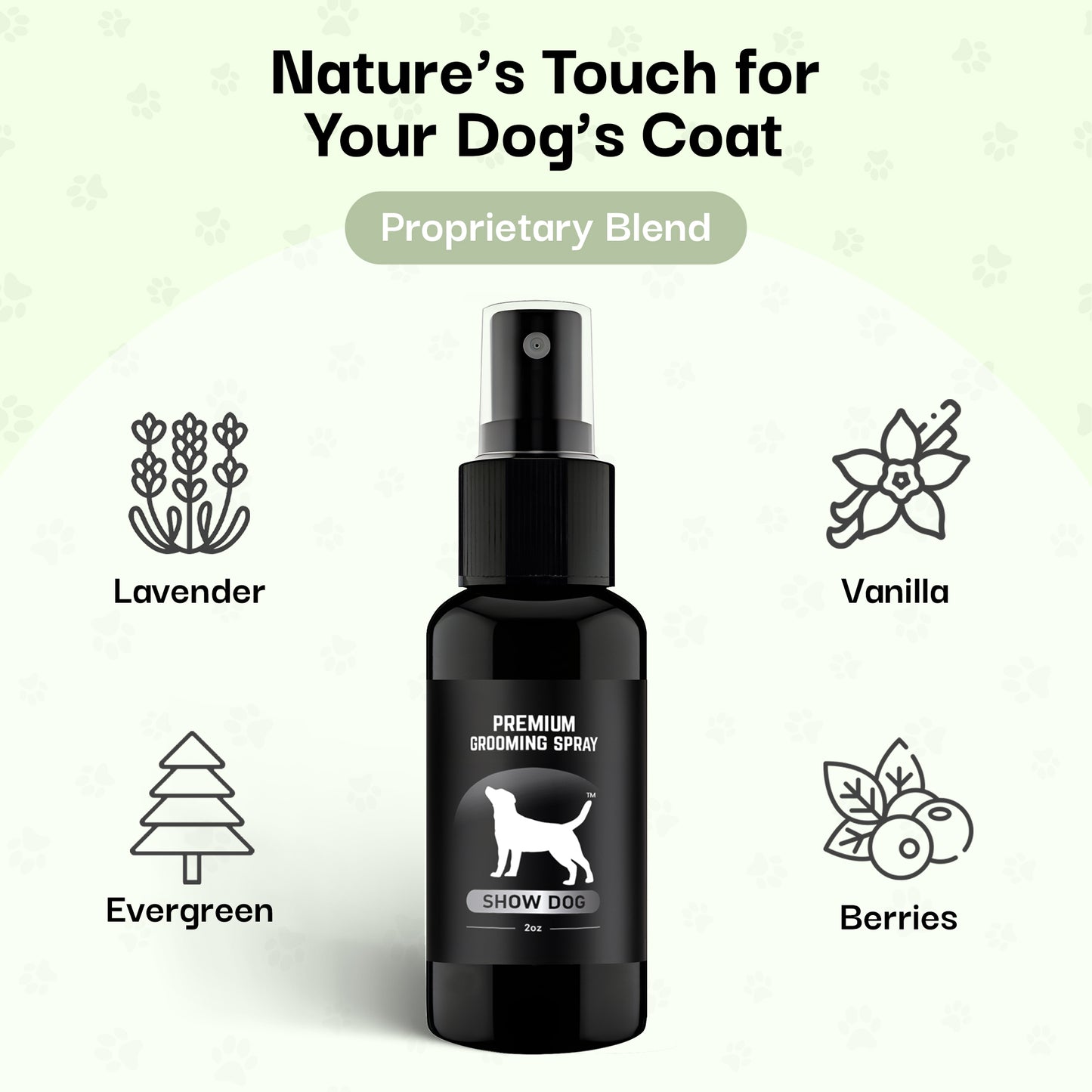 Premium Dog Cologne and Odor Eliminator - Dog Grooming Spray 3pack (Show Dog)