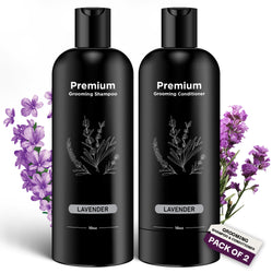 Natural Dog Shampoo & Conditioner for Itchy and Sensitive Skin (Lavender)