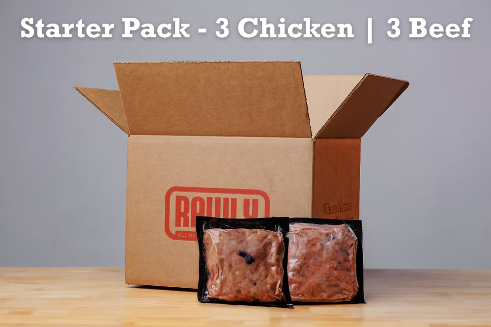 Rawly Starter Pack (3 Chicken | 3 Beef)